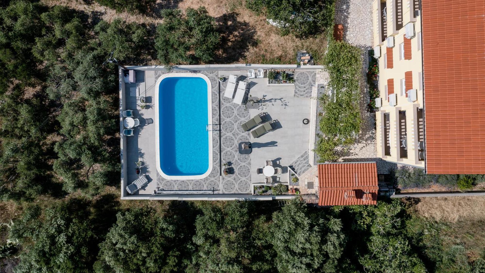 Casa Surya - Apartments With Sea View And Swimming Pool Barbat na Rabu Eksteriør billede